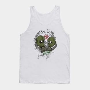 Toxic Biohazard Doomsday Couples Tank Top